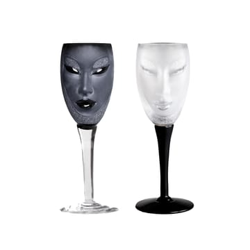 엘렉트라 와인잔 - black - Målerås glasbruk | 몰레로스 글라스브룩
