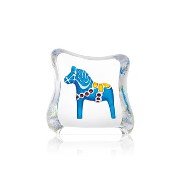 달라호스 유리 조각품 블루 - mini - Målerås glasbruk | 몰레로스 글라스브룩