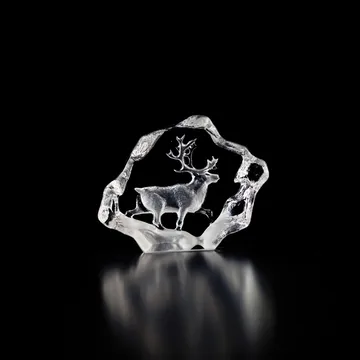 와일드라이프 레인디어 유리 조각품 - mini - Målerås glasbruk | 몰레로스 글라스브룩