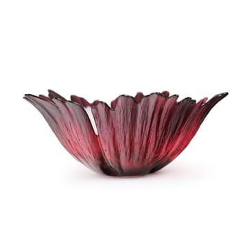 플로르 글라스 보울 레드 핑크 - small Ø19 cm - Målerås glasbruk | 몰레로스 글라스브룩