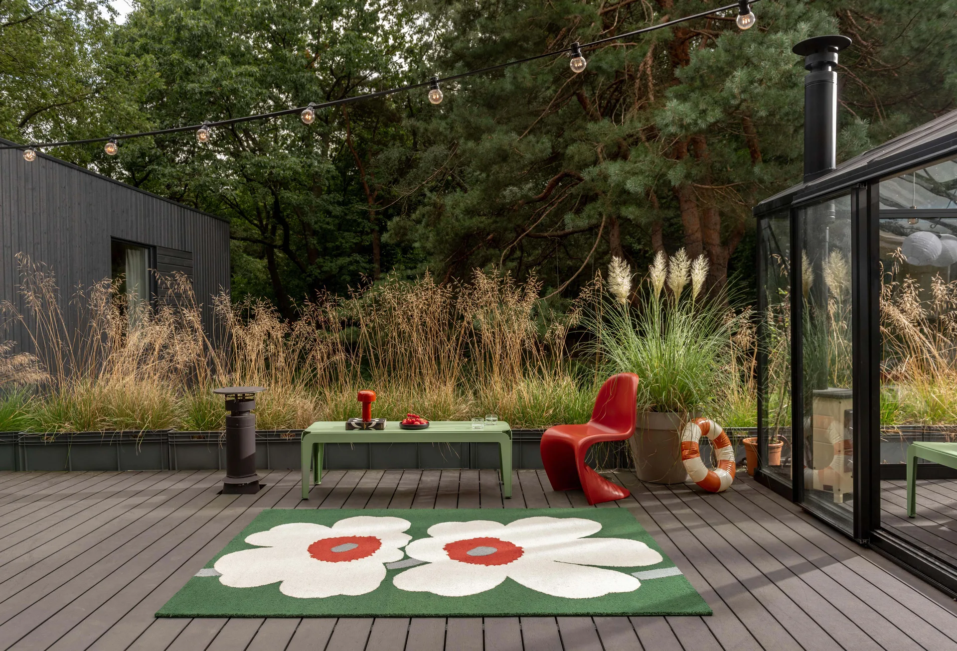 우니꼬 60주년 기념 터프드 플라스틱 러그, 140x200 cm Marimekko | 마리메꼬