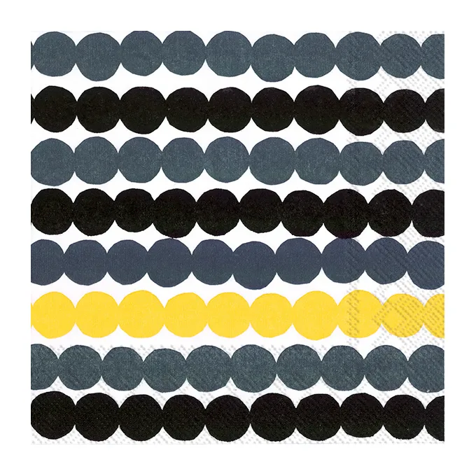 Räsymatto 냅킨 33x33 cm 20개, Yellow Marimekko | 마리메꼬