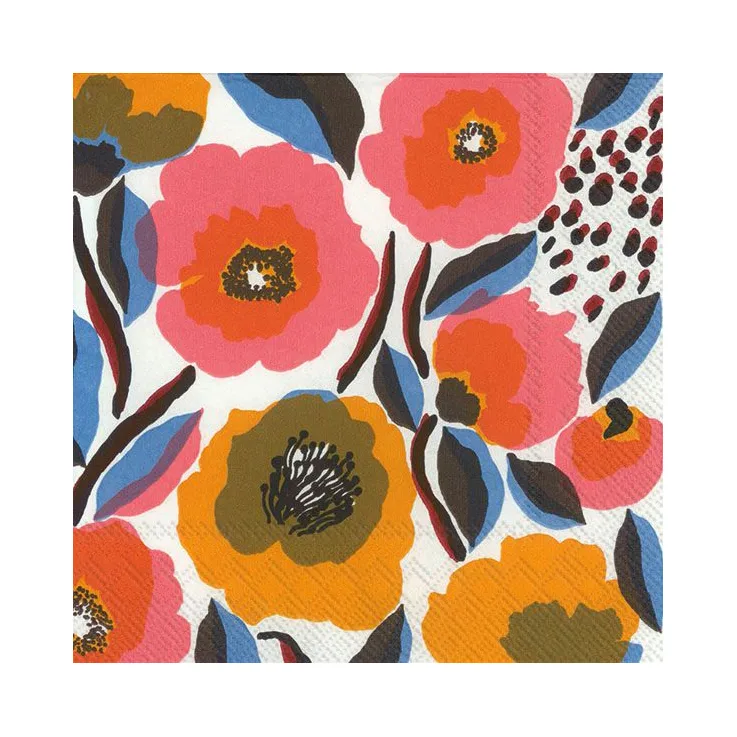 Rosarium 냅킨 33x33 cm 20개, white Marimekko | 마리메꼬