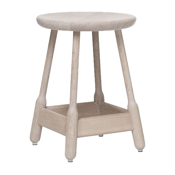 알버트 바스툴 50 cm - White-oiled oak - Massproductions | 매스프로덕션스