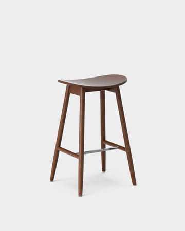 이차 바스툴 65 cm - Walnut stained beech - Massproductions | 매스프로덕션스