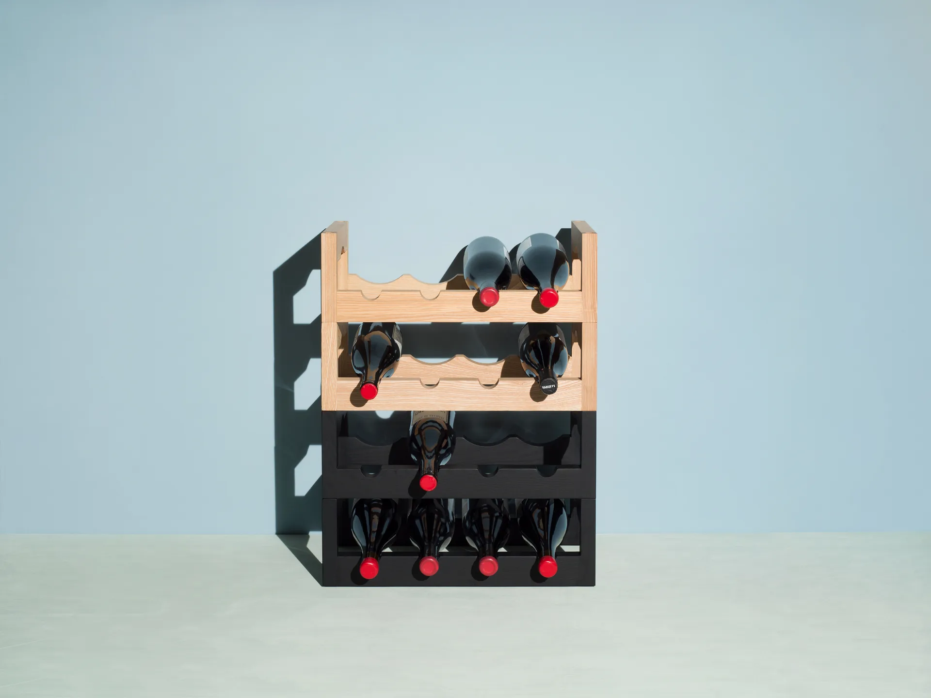 사일로 스태커블 와인 랙, Oiled ash Massproductions | 매스프로덕션스