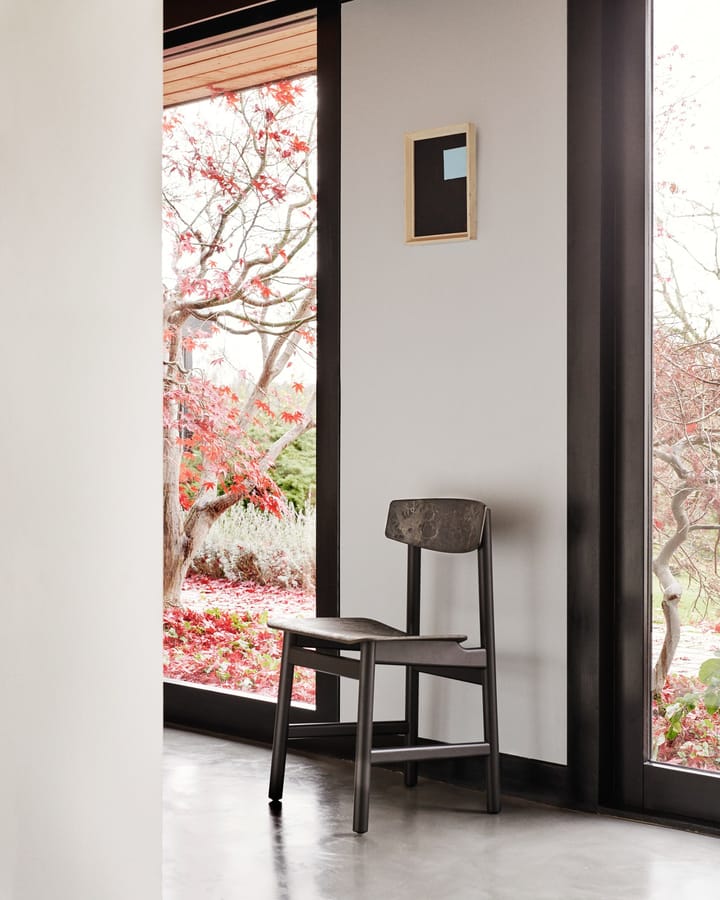 컨셔스 BM3162 의자, Black beech-coffee waste black Mater | 메이터