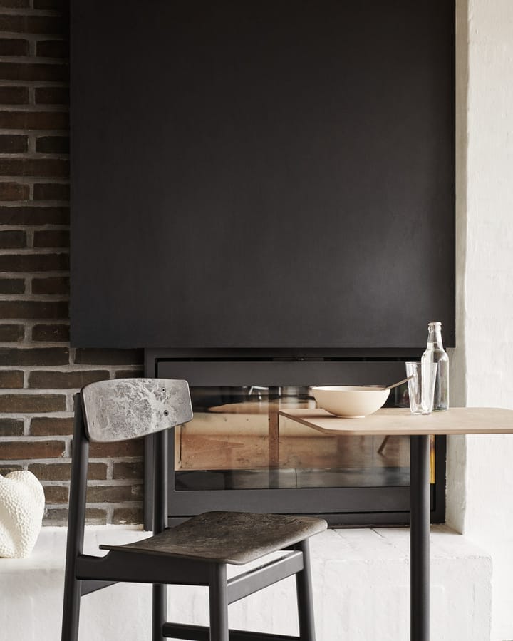 컨셔스 BM3162 의자, Black beech-coffee waste black Mater | 메이터