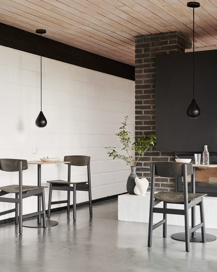 컨셔스 BM3162 의자, Black beech-coffee waste black Mater | 메이터