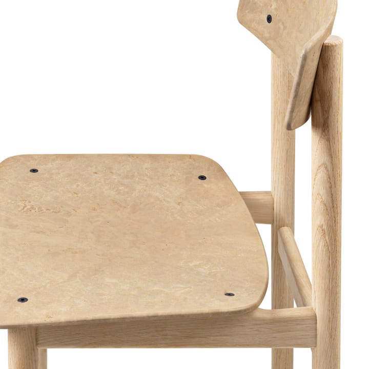 컨셔스 BM3162 의자, Soaped oak-coffee waste light Mater | 메이터