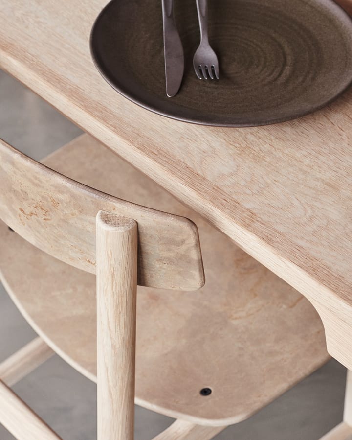 컨셔스 BM3162 의자, Soaped oak-coffee waste light Mater | 메이터