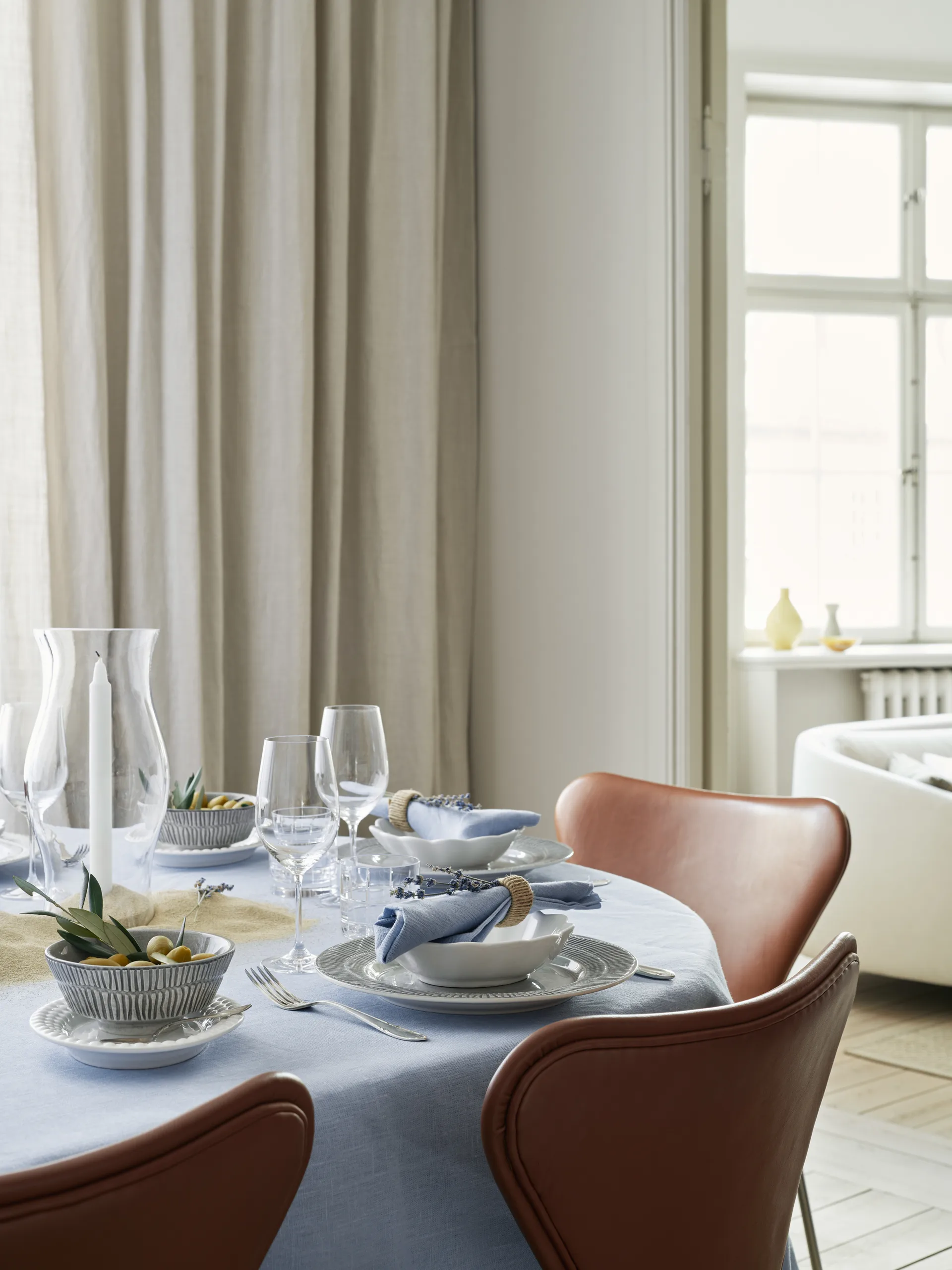 스트라이프 보울 Ø16 cm, grey Mateus | 마테우스