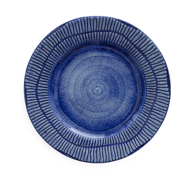 스트라입스 접시 Ø21 cm - Blue - Mateus | 마테우스