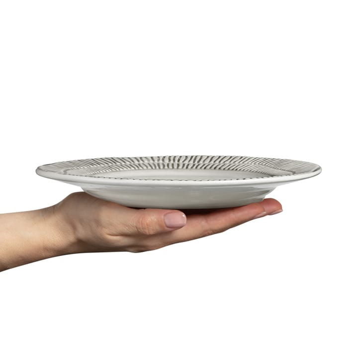 스트라이프 접시 Ø21 cm, grey Mateus | 마테우스