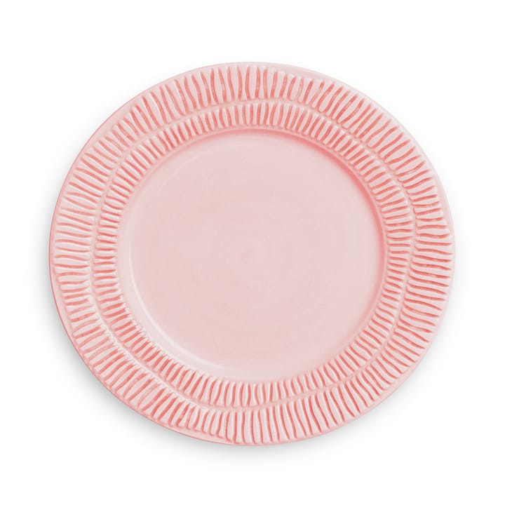 스트라입스 접시 Ø21 cm - Light pink - Mateus | 마테우스