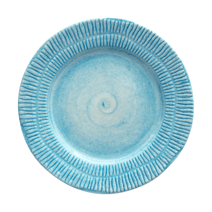 스트라입스 접시 Ø21 cm - Turquoise - Mateus | 마테우스