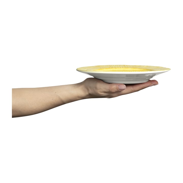 스트라이프 접시 Ø21 cm, Yellow Mateus | 마테우스