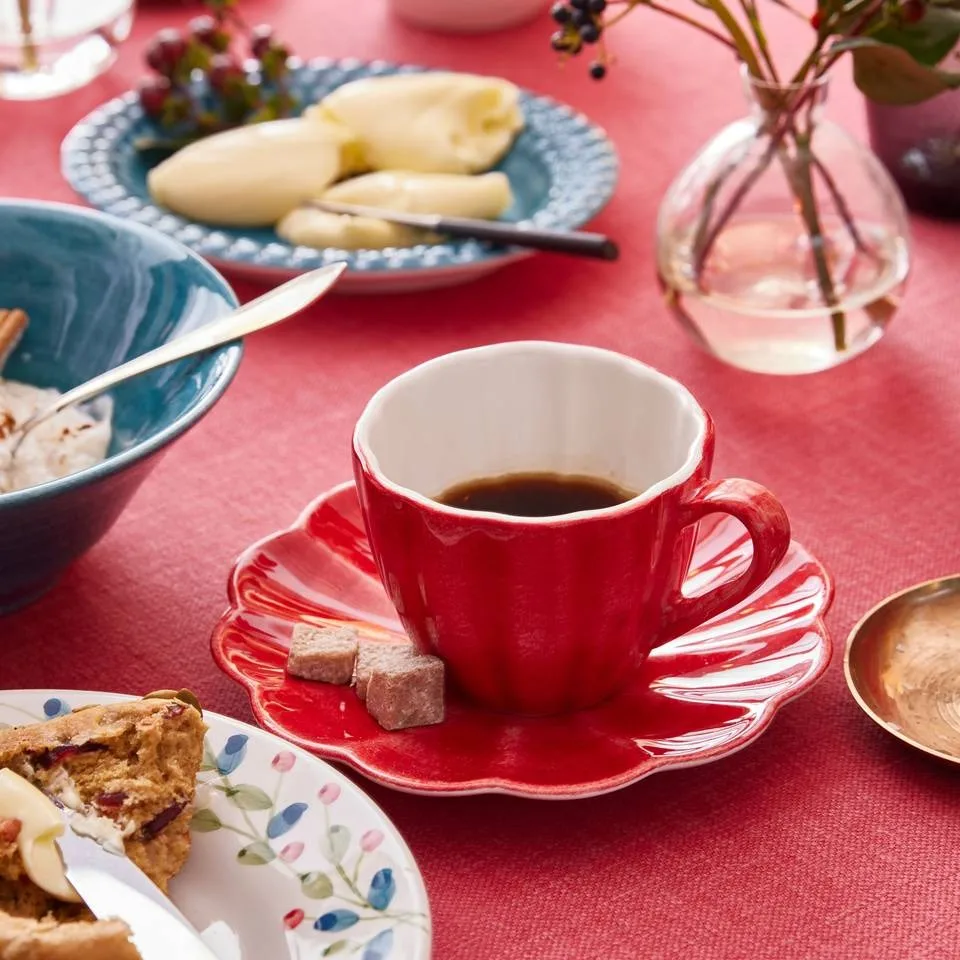 오이스터 컵 & 소서 25 cl, Red Mateus | 마테우스