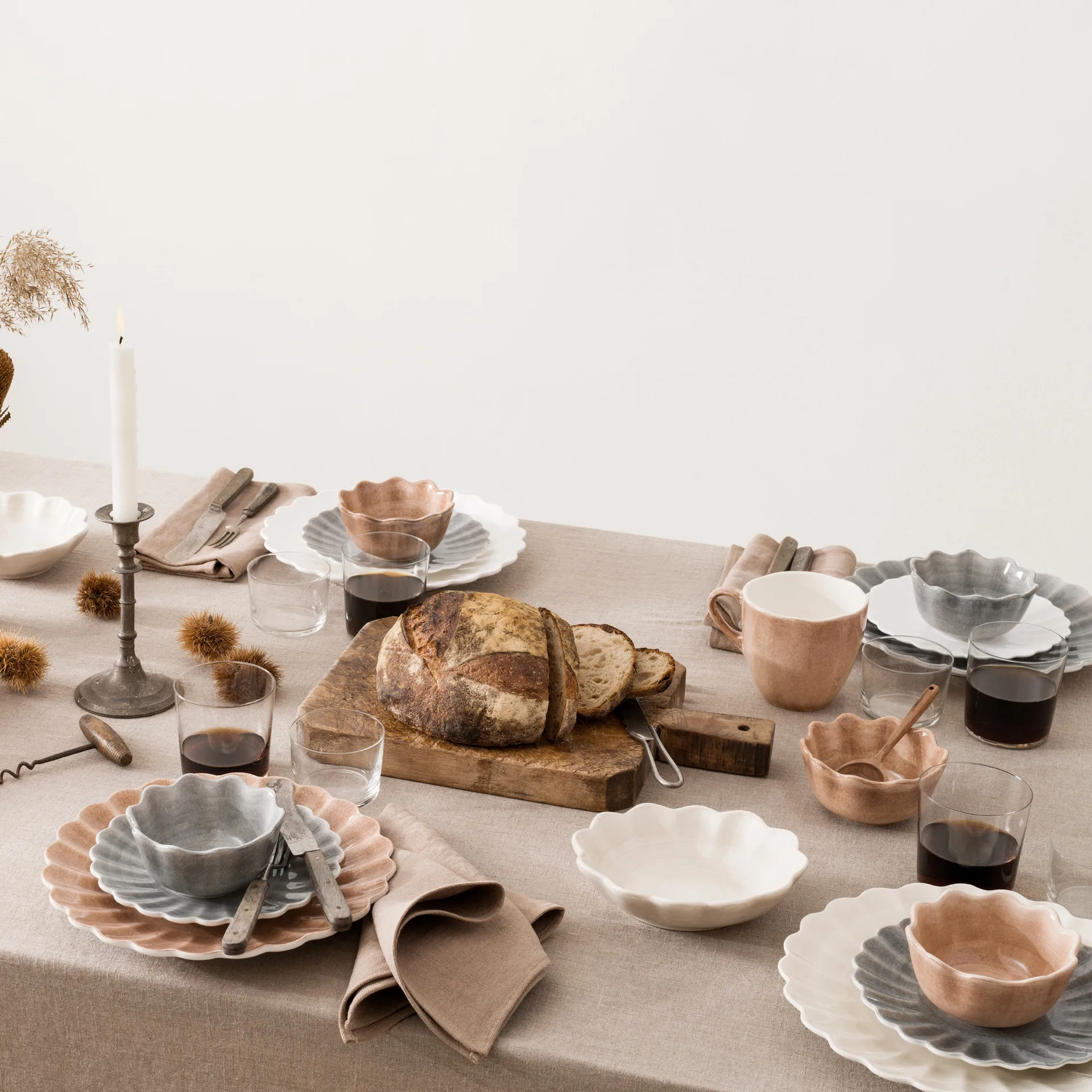 오이스터 접시 28 cm, cinnamon Mateus | 마테우스