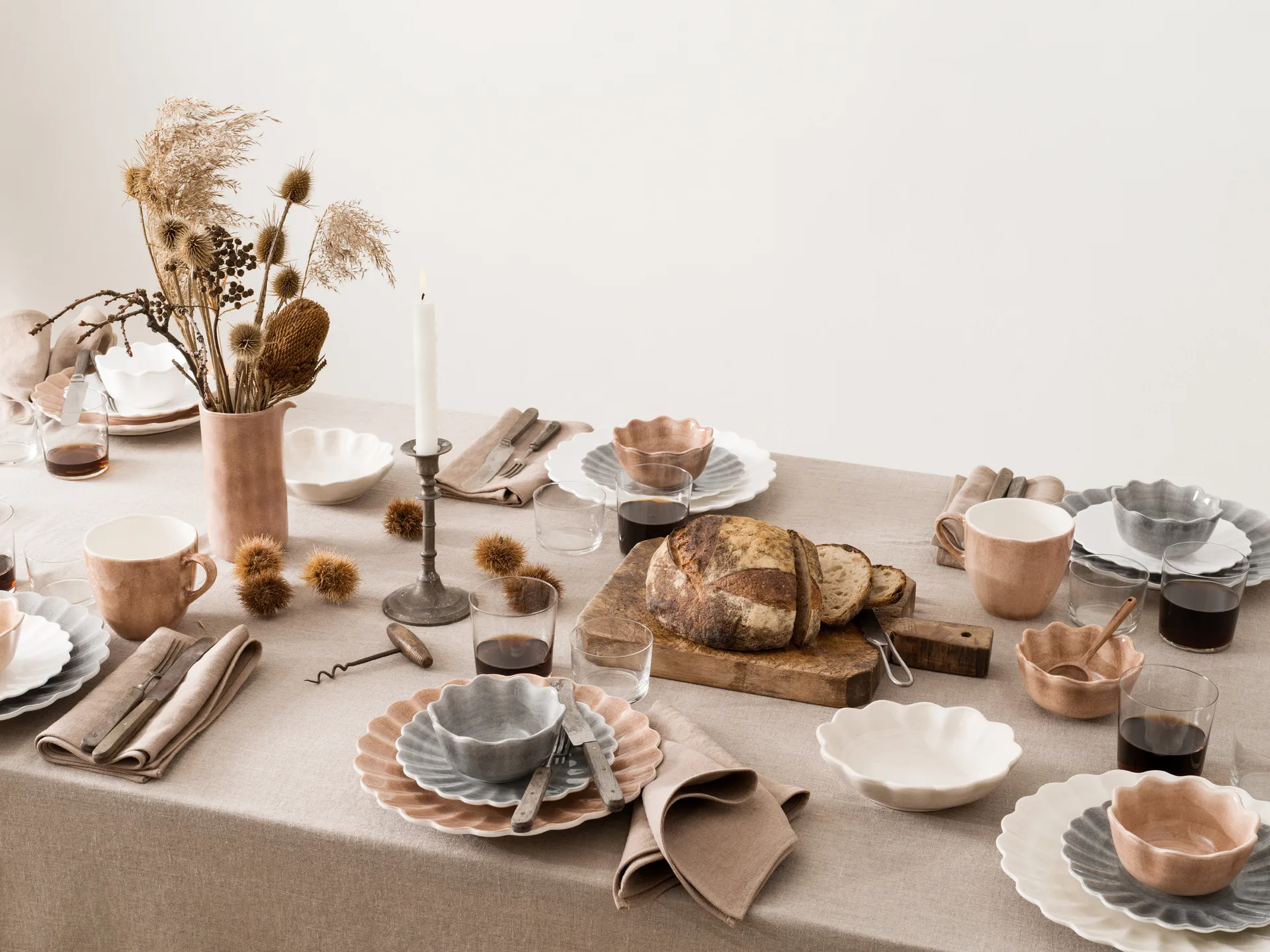 오이스터 접시 28 cm, cinnamon Mateus | 마테우스