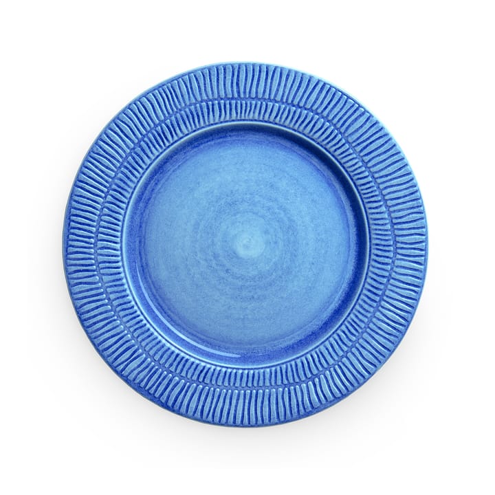 스트라입스 접시 Ø28 cm - Light blue - Mateus | 마테우스