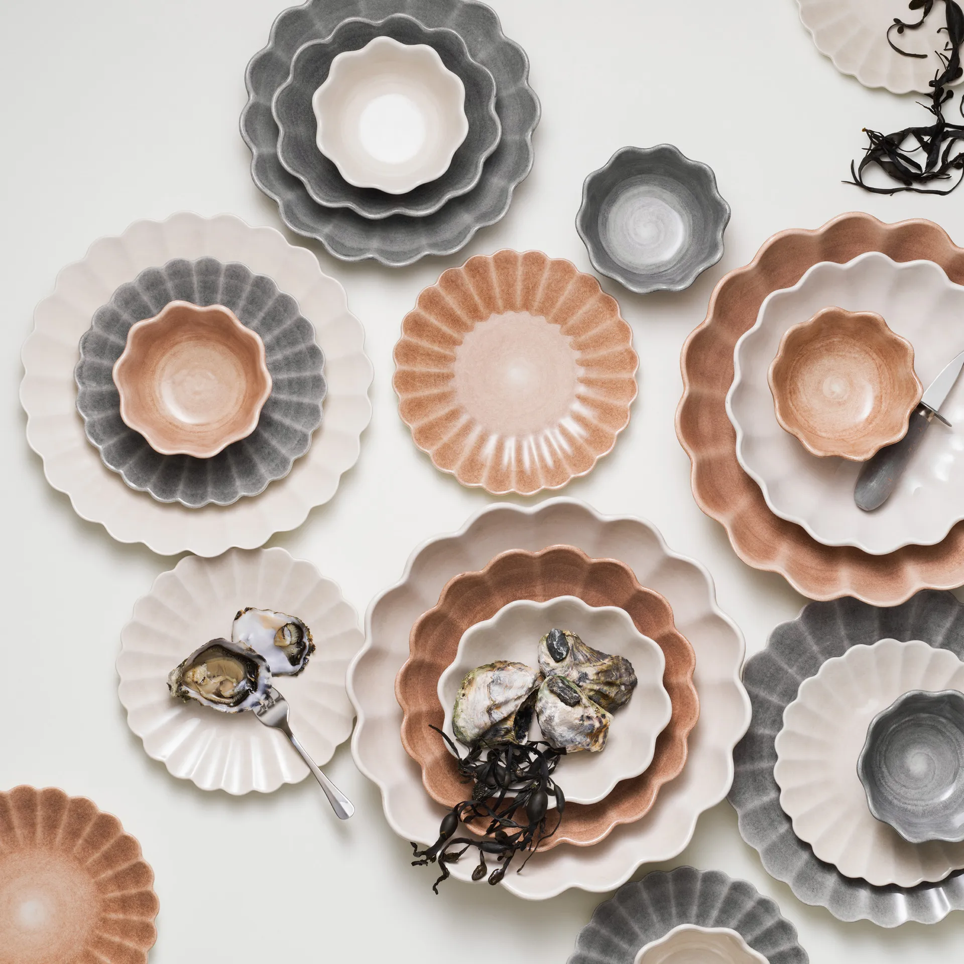 오이스터 접시 28 cm, Sand Mateus | 마테우스