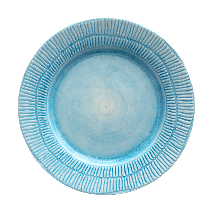 스트라입스 접시 Ø28 cm - Turquoise - Mateus | 마테우스