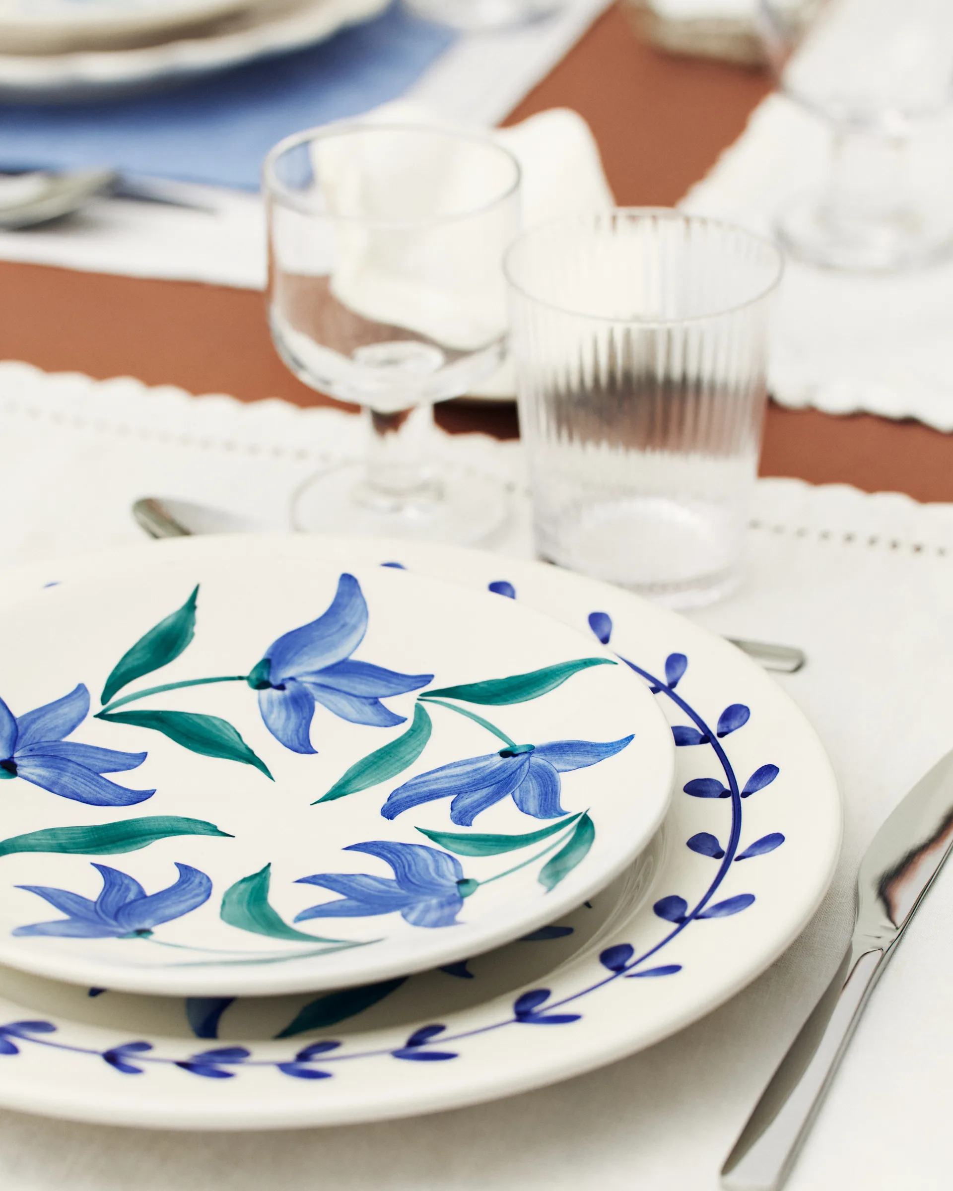 플라워 블로섬 디너 플레이트 Ø28 cm, White Mateus | 마테우스