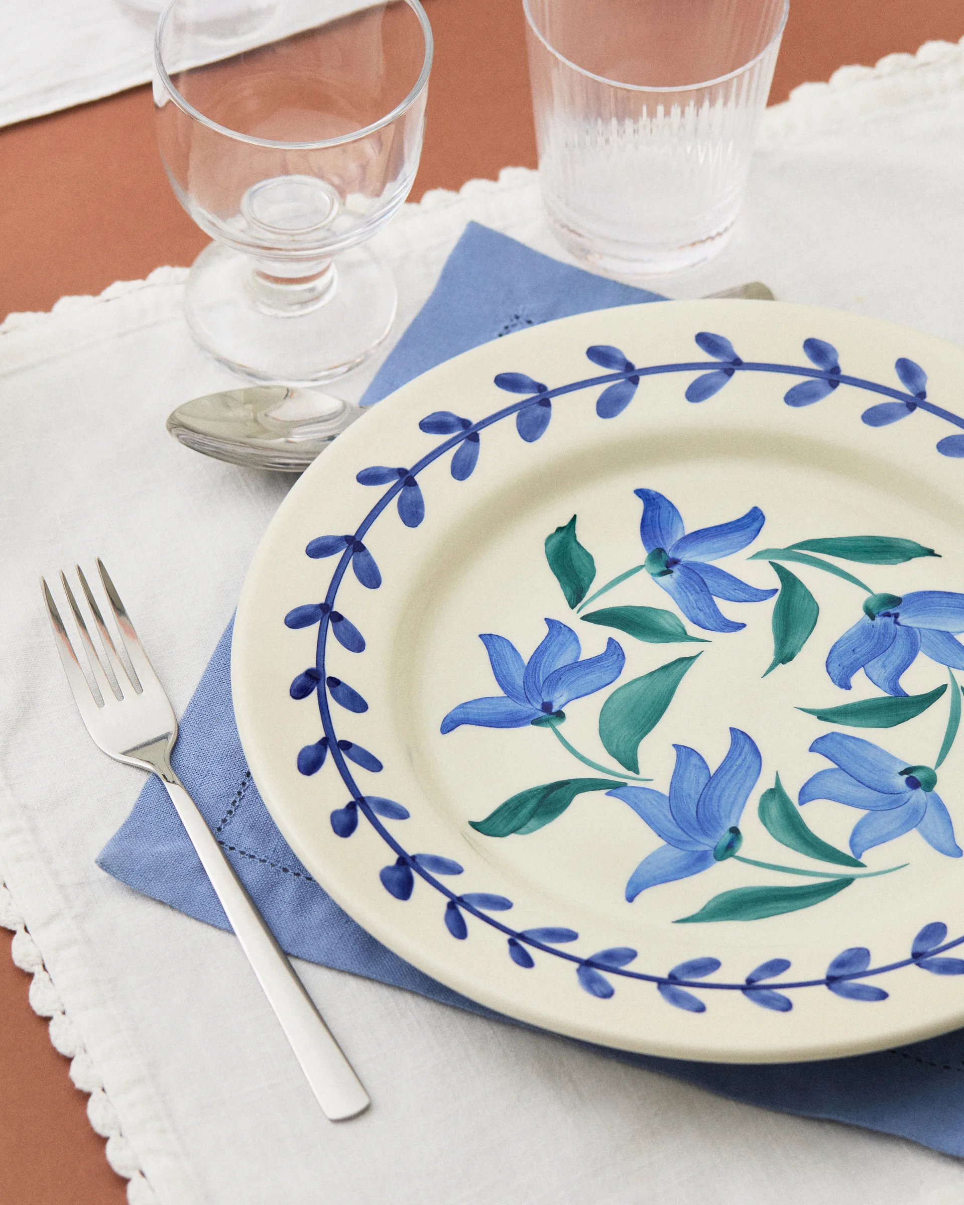 플라워 블로섬 디너 플레이트 Ø28 cm, White Mateus | 마테우스