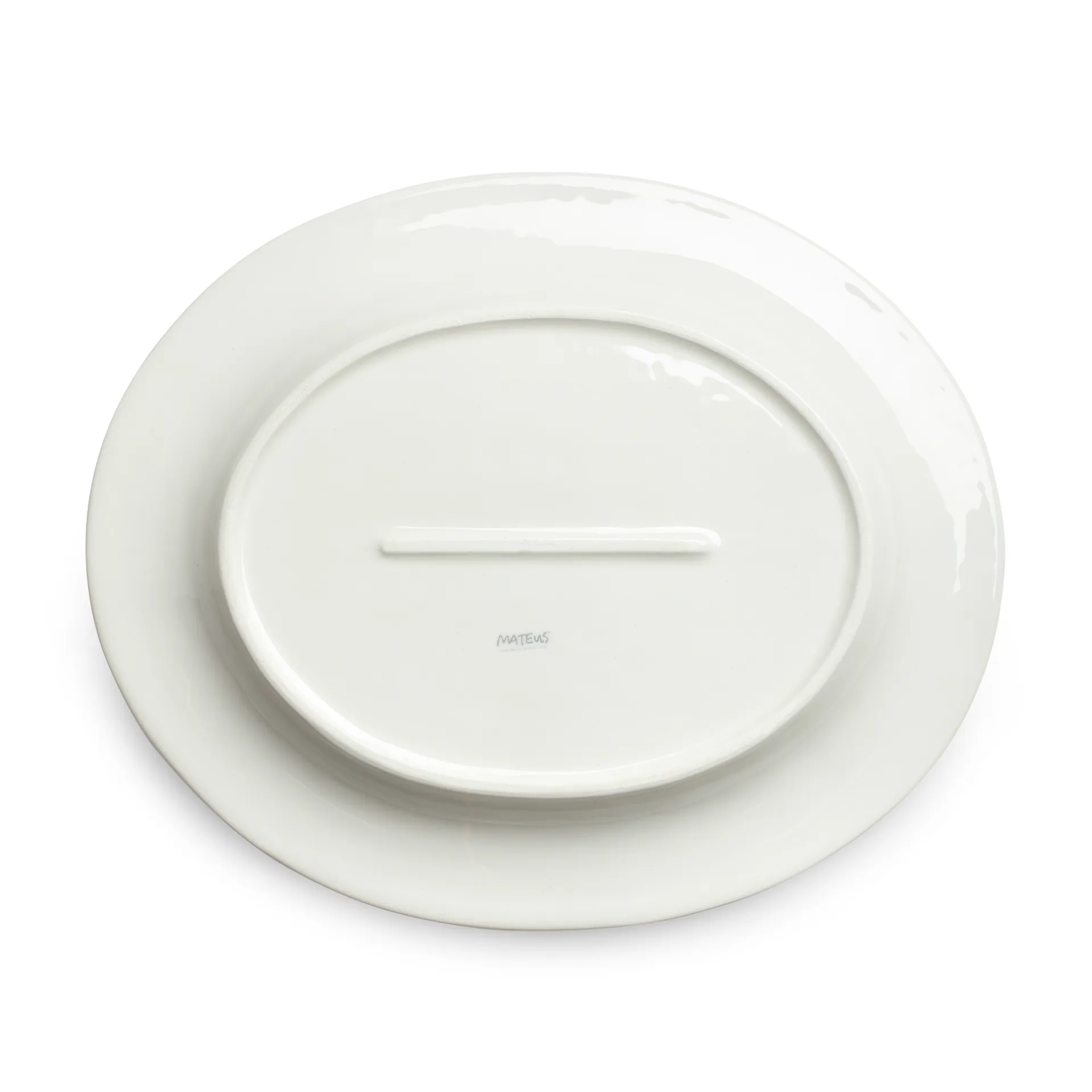 스트라이프 접시 30x35 cm, grey Mateus | 마테우스