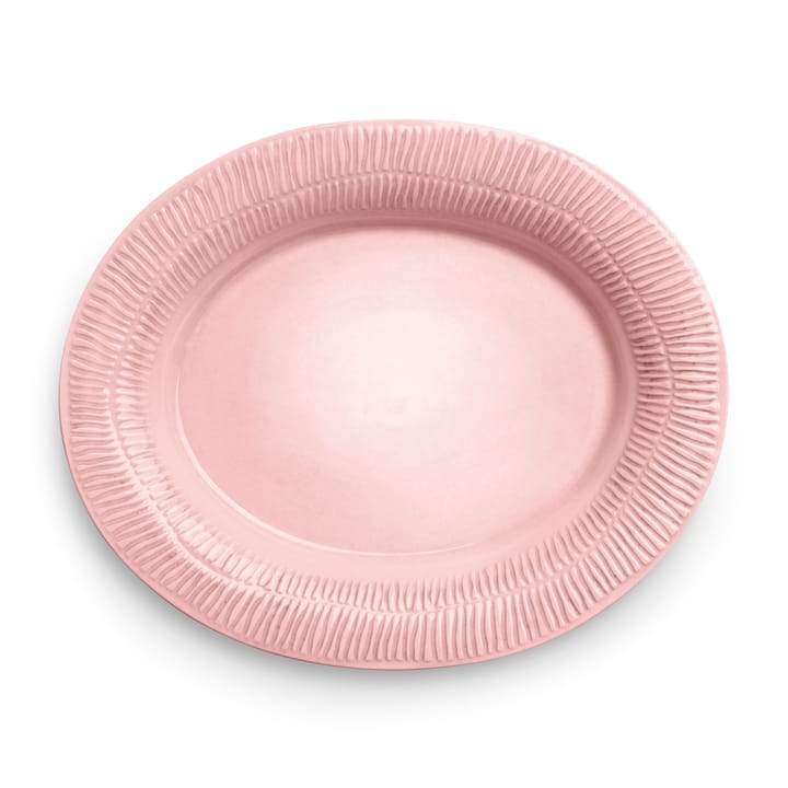 스트라입스 접시 30x35 cm - Light pink - Mateus | 마테우스
