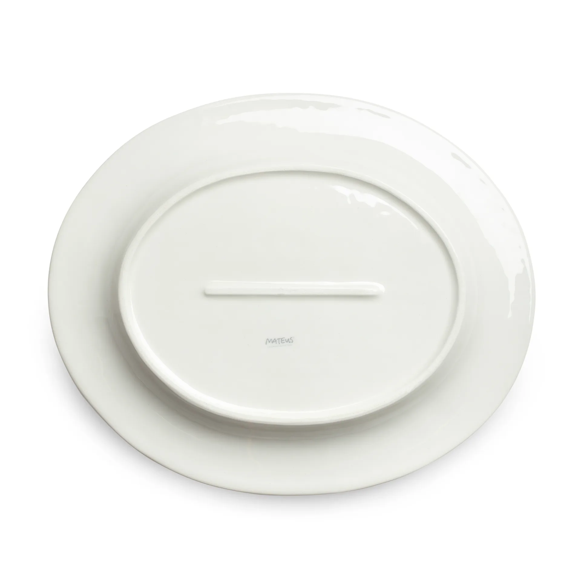 스트라이프 접시 30x35 cm, plum Mateus | 마테우스