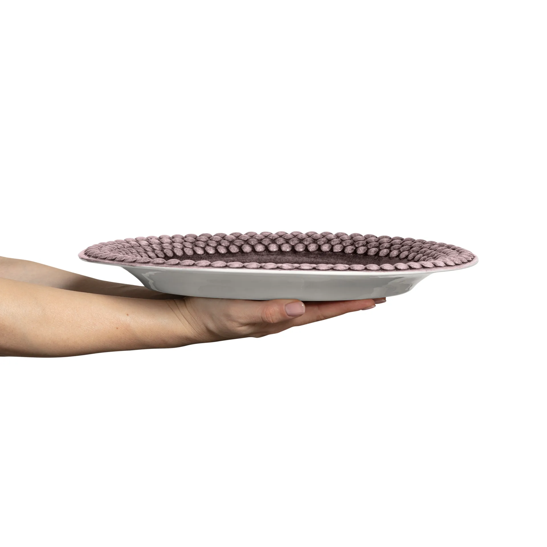 버블즈 타원형 소서 (받침) 35 cm, Plum Mateus | 마테우스