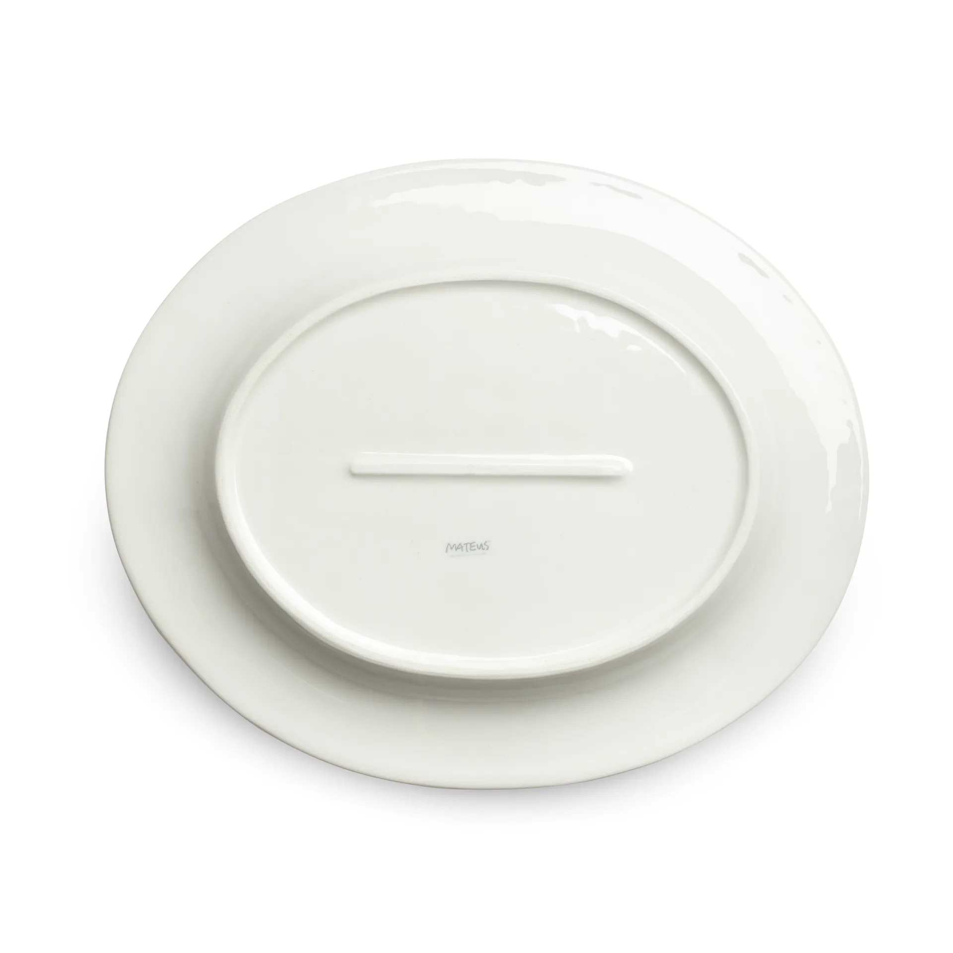 버블즈 타원형 소서 (받침) 35 cm, Sand Mateus | 마테우스