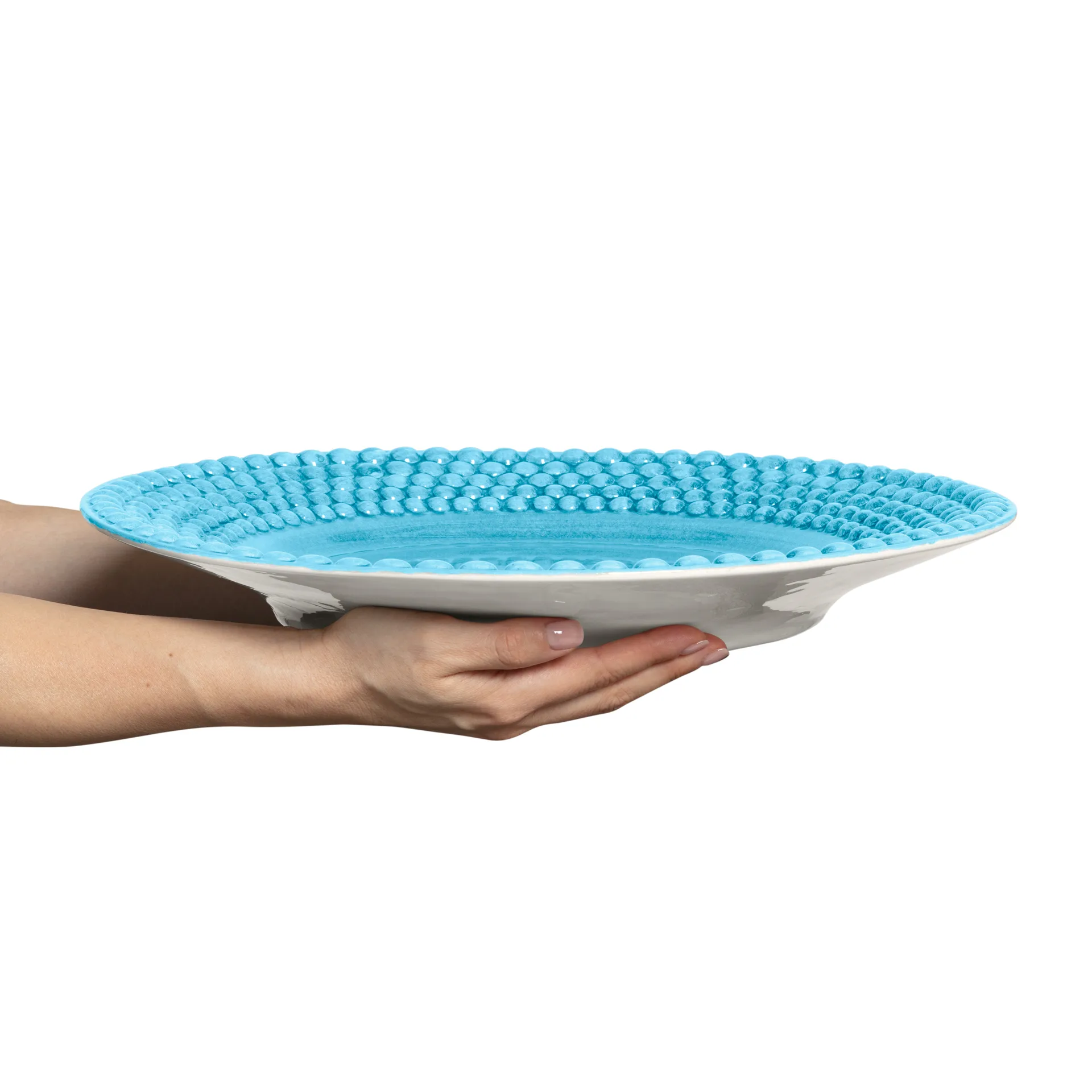 버블즈 소서 (받침) 42 cm, Turquoise Mateus | 마테우스