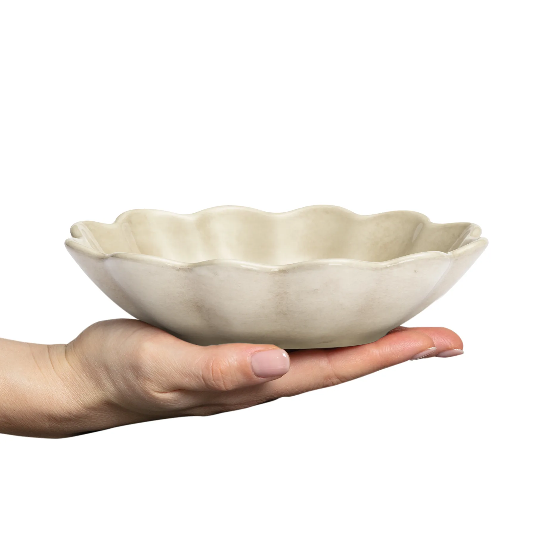 Oyster 보울 16x18 cm, Sand Mateus | 마테우스