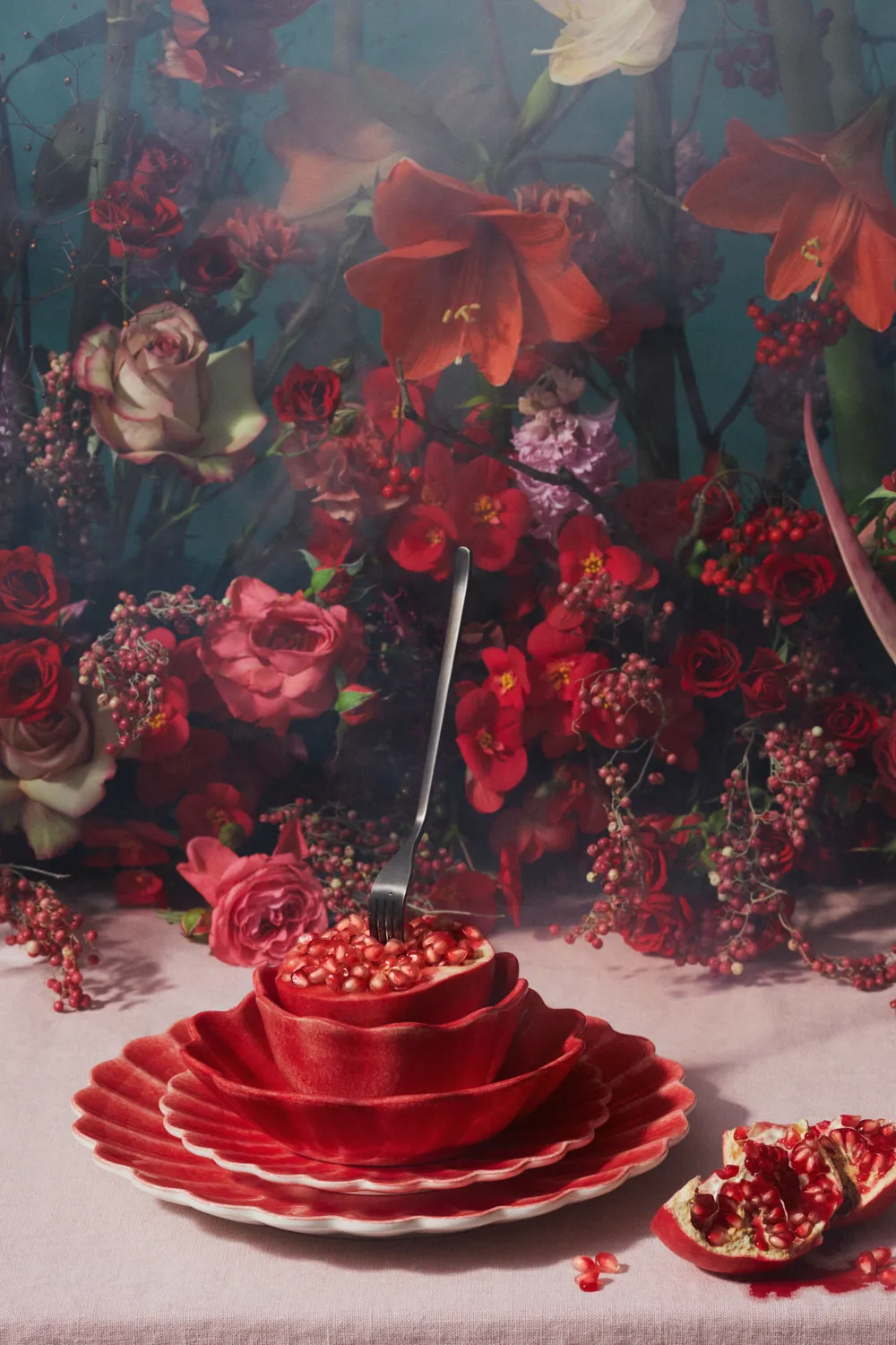 Oyster 플레이트 20 cm, Red-Limited Edition Mateus | 마테우스