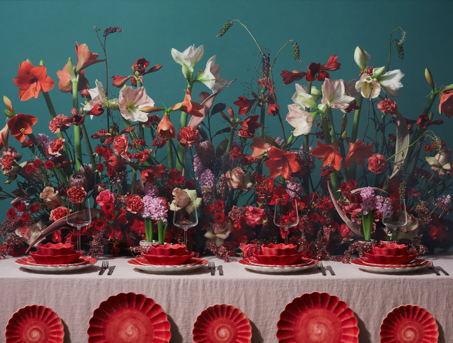 Oyster 플레이트 20 cm, Red-Limited Edition Mateus | 마테우스