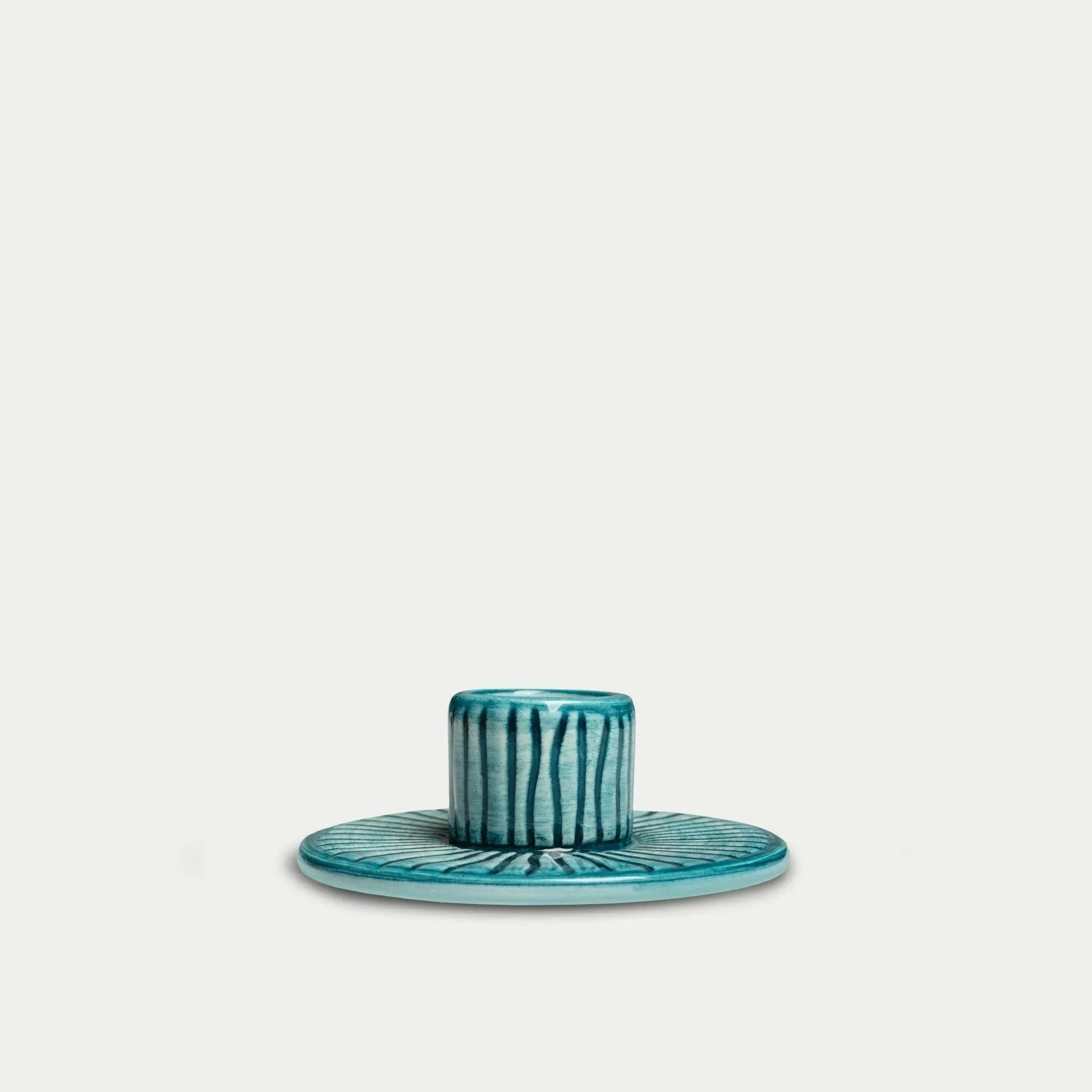 Stripes 촛대 Ø8cm, Turquoise Mateus | 마테우스