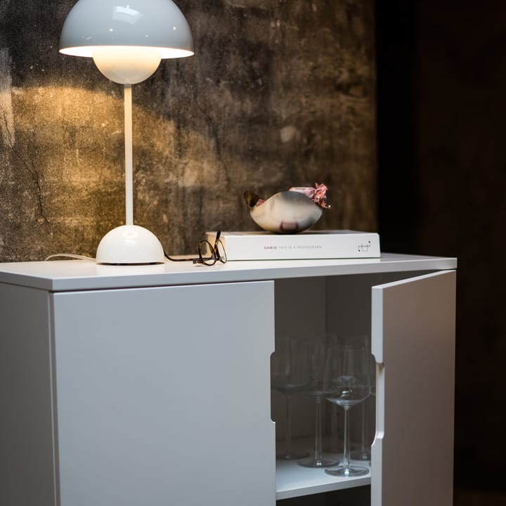 아오코 캐비닛 120 cm, White lacquer Mavis
