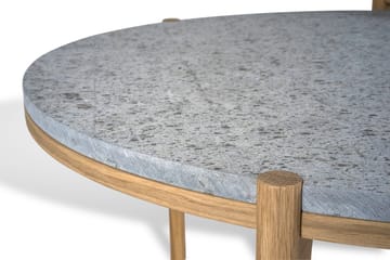 돈도 사이드 테이블 화이트 피그먼티드 오크 Ø45 cm - Honed limestone - Mavis
