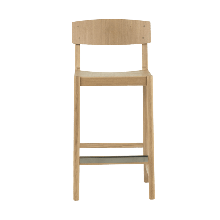 로드 바스툴 65 cm, White pigmented matte lacquered oak Mavis