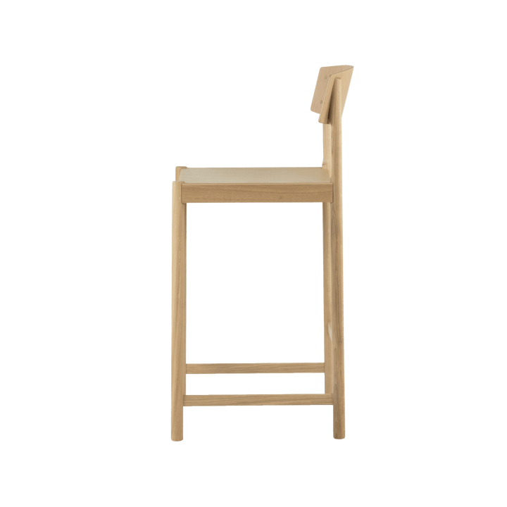 로드 바스툴 65 cm, White pigmented matte lacquered oak Mavis