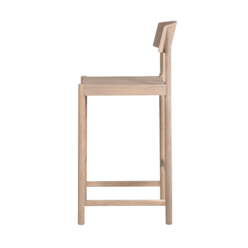 로드 바스툴 65 cm - White waxed oak - Mavis