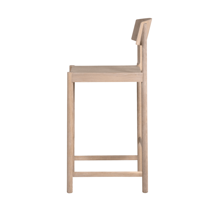 로드 바스툴 65 cm, White waxed oak Mavis