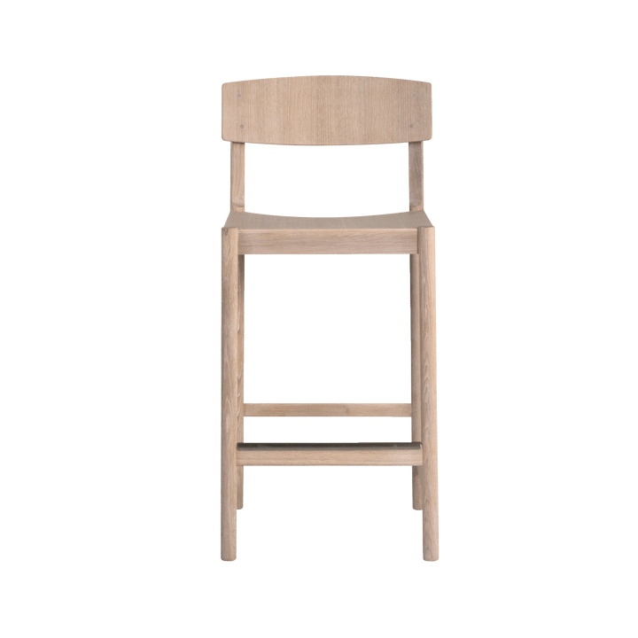 로드 바스툴 65 cm, White waxed oak Mavis