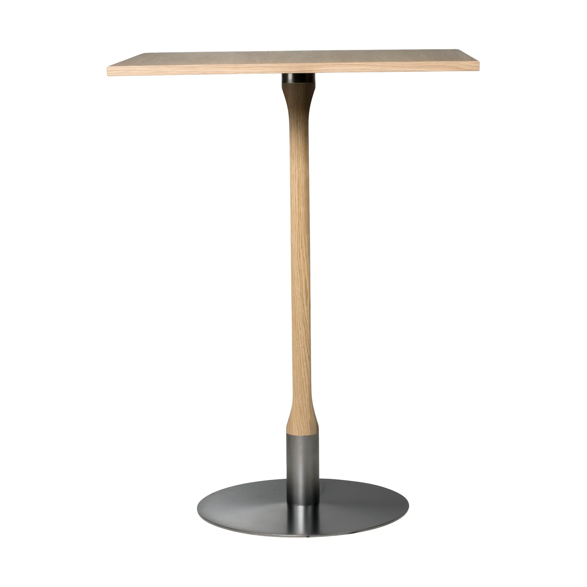레드 바 테이블 70x70 cm, White-pigmented matte lacquered oak Mavis