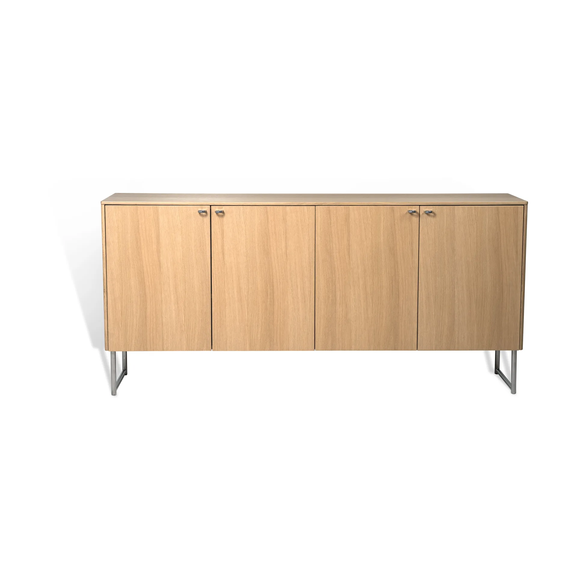 데우스 사이드보드 75 cm, White-pigmented matte lacquered oak Mavis