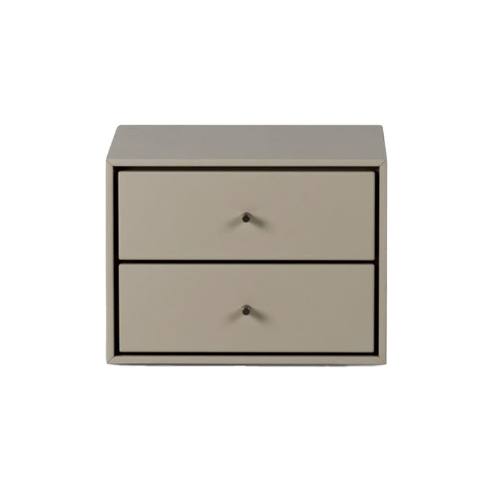볼트 벽걸�이 협탁 - Beige-stainless steel - Mavis