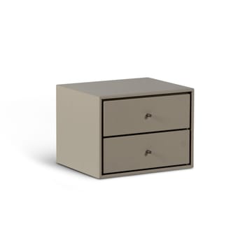 볼트 벽걸이 협탁 - Beige-stainless steel - Mavis